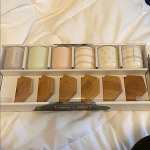 coco + lola premium collection teacups and stands